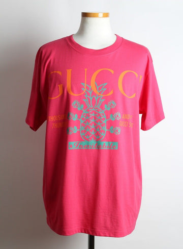 GUCCI パイナップルプリント半袖Tシャツ100 156489791