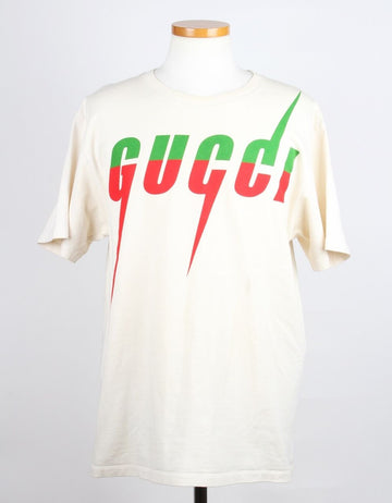 GUCCI ロゴ Tシャツ アイボリー S 156489828