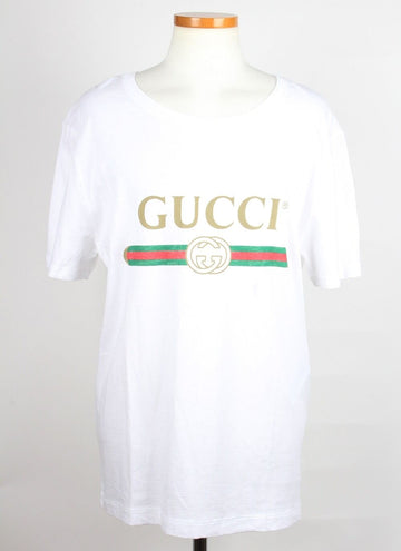 Gucci Tee with Logo White M(95) 156490058