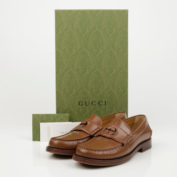Gucci Interlocking Loafer 38 156160474