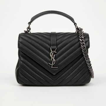 SAINT LAURENT 487213 カレッジ ミディアム トート ショルダーバッグ 156162878