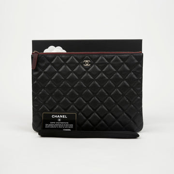 CHANEL キャビア クラシック ニュー ミディアム クラッチ A82545 156164252