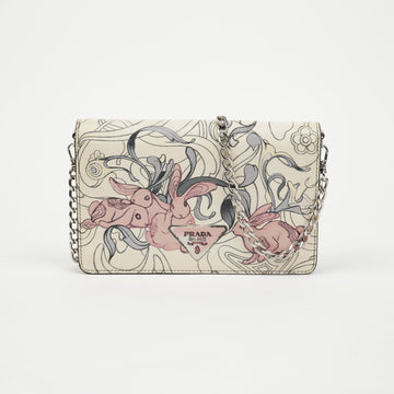 PRADA ジェイムスジンラビット WOC ショルダークロスバッグ 156203929