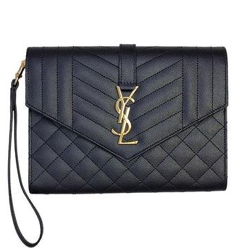 Saint Laurent Mix Matelassé Clutch Bag 651030 BOW91 1000 156495534