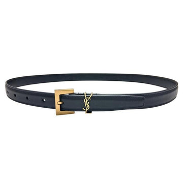 SAINT LAURENT Leder Gürtel für Frauen 554465 BOO0W 1000 156495538