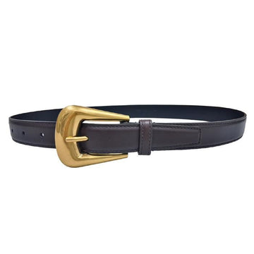 SAINT LAURENT FOLKバックルレザーベルト 156495541