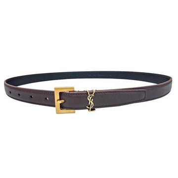 Saint Laurent Women's Cassandra Smooth Leather Belt 554465 BOO0W 6892 156495543
