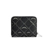 ZADIG & VOLTAIRE Geldbörse mit Monogramm-Muster LWSG03640 SCHWARZ 156496385 [P]
