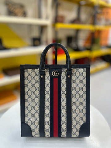 GUCCI GGシュプリームキャンバスミディアムトートバッグ 792118 156496433