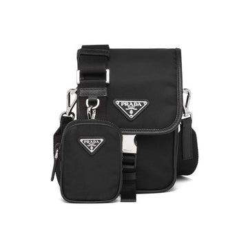PRADA 三角ロゴテスートスモールクロスバッグブラック 2VD043 2DMH F0002 150062714