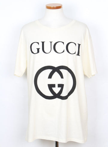 Gucci Interlocking GG Logo Short Sleeve T-Shirt L 156509321