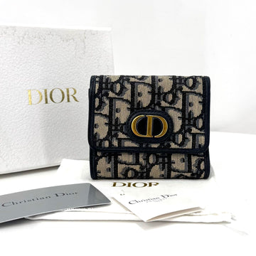 DIOR 30 Montaigne Oblique Lotus Damen 3-fach Geldbörse 156510598