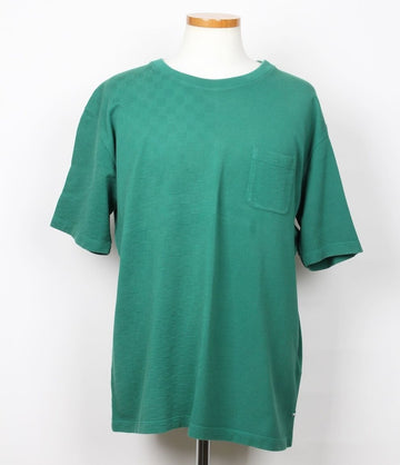 LOUIS VUITTON ハーフチェック 半袖 トップ グリーン XXL(110) 156510723