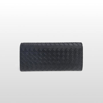 BOTTEGA VENETA Schwarze 120697 Intrecciato Slim Geldbörse 156512952