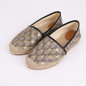 Gucci GG Canvas Bee Pattern Women's Slip-On 505917 156514540