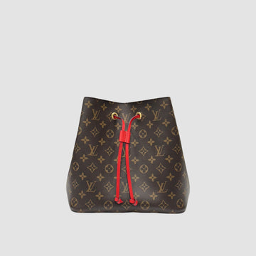 LOUIS VUITTON Monogram Neo Noé MM Rot M44020 156514626