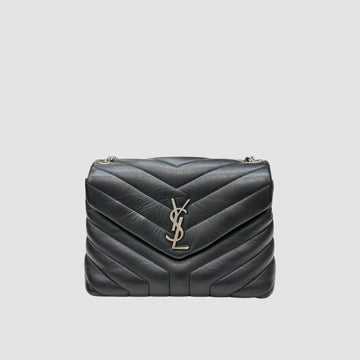 Saint Laurent Lulu Matelassé Small Black Silver 487218 156515305