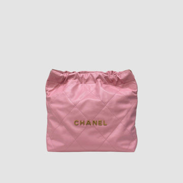 CHANEL Small Bag 22 in Light Pink AS3260 156515347