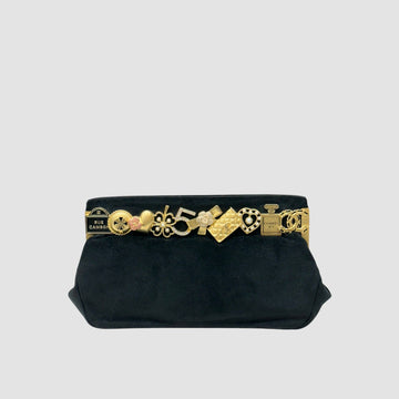 CHANEL Samtkette Abendclutch AS1825 156515528