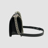CHANEL Chevron Boy Flap Black Lambskin Silver Hardware 29 Series 156515561 [P]