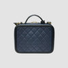 CHANEL Medium Caviar Top Handle Crossbody Bag 26 Series 156515678 [P]