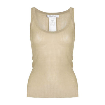 MAXMARA 女性用バスティアノースリーブリブトップ 156516675