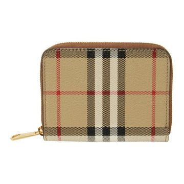 BURBERRY Kleine Karomuster Reißverschluss Geldbörse 156517336