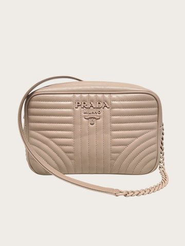 Prada Pink Beige Diagram Body Crossbody Bag 156517851