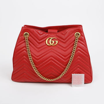 GUCCI GGマーモントマトラッセチェーンショルダーバッグ 453569 156204022