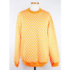 Louis Vuitton Damier Crew Neck Knit Orange XL 105 156518593 [P]