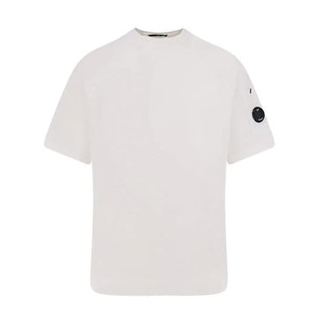 CP COMPANY Logo-Patch T-Shirt aus leichtem Fleece 156518604