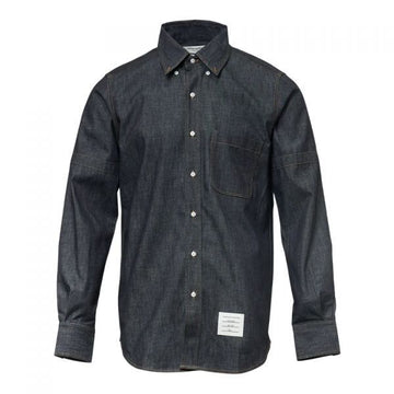 THOM BROWNE 26SS Denim Armband Shirt 156518725