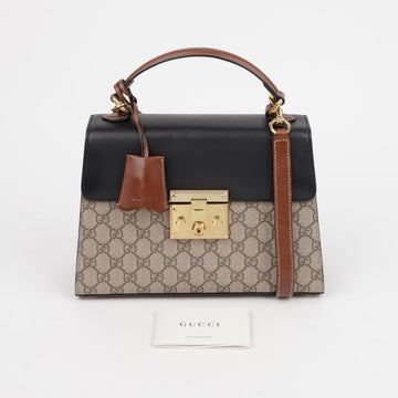 GUCCI Paddle Lock Small Top Handle Tote Schultertasche 453188 156209341
