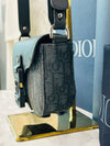 DIOR Mini Flap Oblique Crossbody Bag Schwarz 156519231 [P]