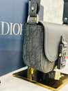 DIOR Mini Flap Oblique Crossbody Bag Schwarz 156519231 [P]