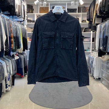 Stone Island Old Effect Overshirt Black M 156519692