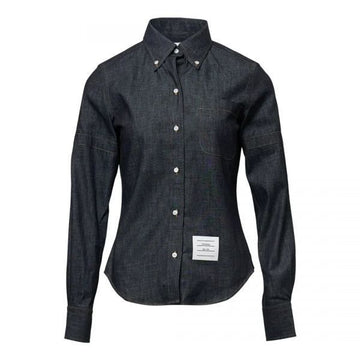 THOM BROWNE 26SS Denim Armband Shirt 156521534
