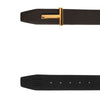 Tom Ford Grain Leather T Icon Belt 156524402 [P]