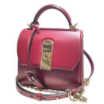 Salvatore Ferragamo Gancini Boxy Mini Top Handle Tote Bag 21 H647 Calfskin 156525436