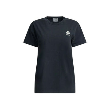 Isabel Marant Midnight Ecru Logo T-Shirt 152303356