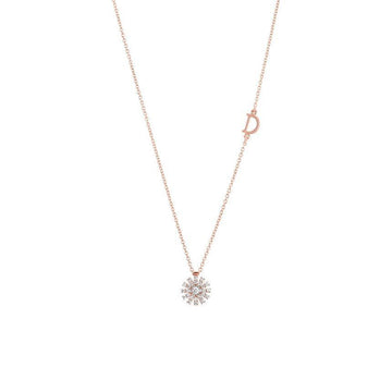 Damiani Margherita Diamond 18K Pink Gold Necklace 156191548