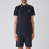 Stone Island Logo Patch Pique Polo Shirt 80152SC18 A0020 75875363 [P]