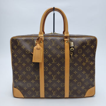 Louis Vuitton Monogram Document Holder Briefcase (Grade A, Unisex) 156543753