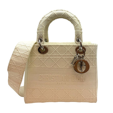 DIOR Lady Delight Cannage Medium White M0565PREY 156548645