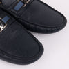 Louis Vuitton Leather Navy Men's Loafers 8 156548728 [P]