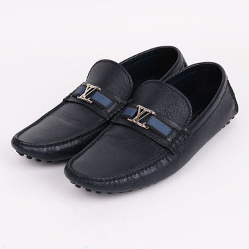 LOUIS VUITTON Herren Slipper in Marineblau mit Logo 156548728