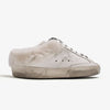 Golden Goose Superstar Shearling Lining Glitter Star Sneakers Mule 156552502 [P]
