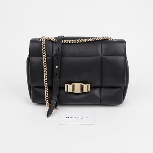 SALVATORE FERRAGAMO 21 H341 Klappen Schultercrossbody Tasche 155626944