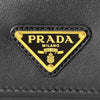PRADA Damen Saffiano Geldbörse 1MH043 2CNP F0002 Metall Dreieck Schwarz 156558996 [P]