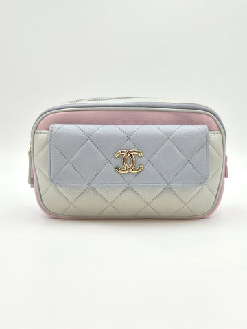 CHANEL Goat Skin Waist Bag Jenni Bag 29 Series Condition A+ AS1370 156559101